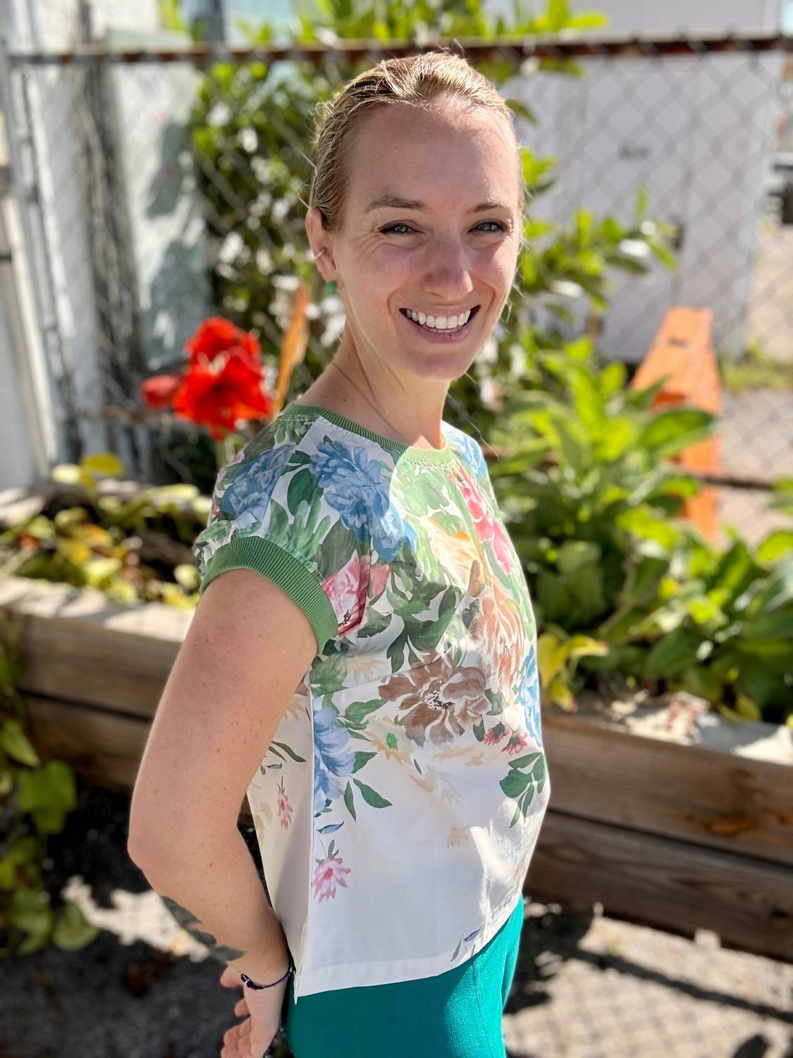 Print Floral Top