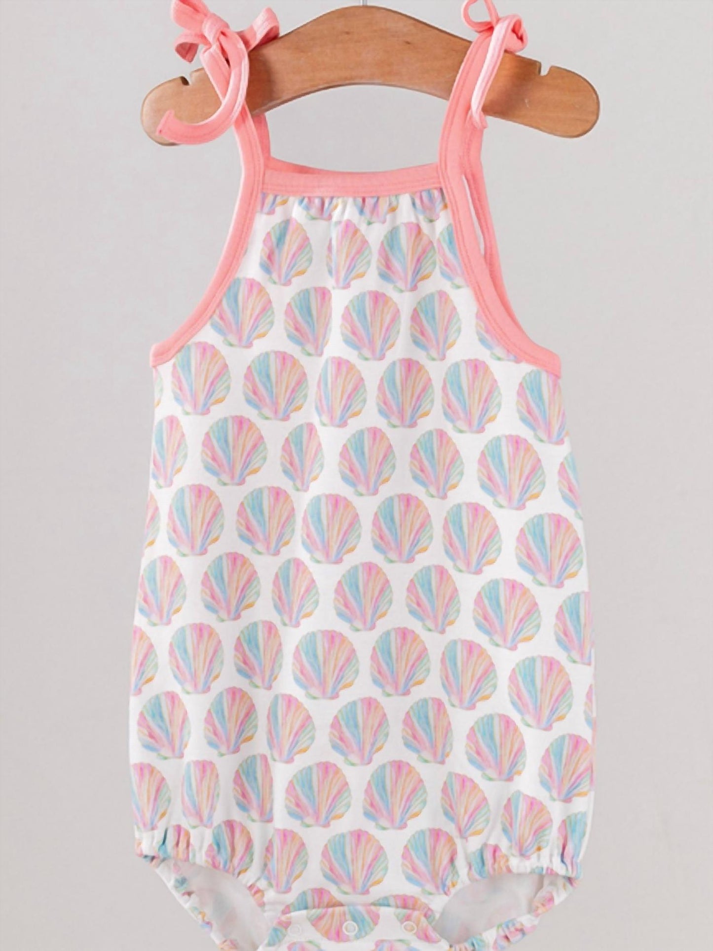 Kids' Organic Cotton Shoulder-tie Onesie