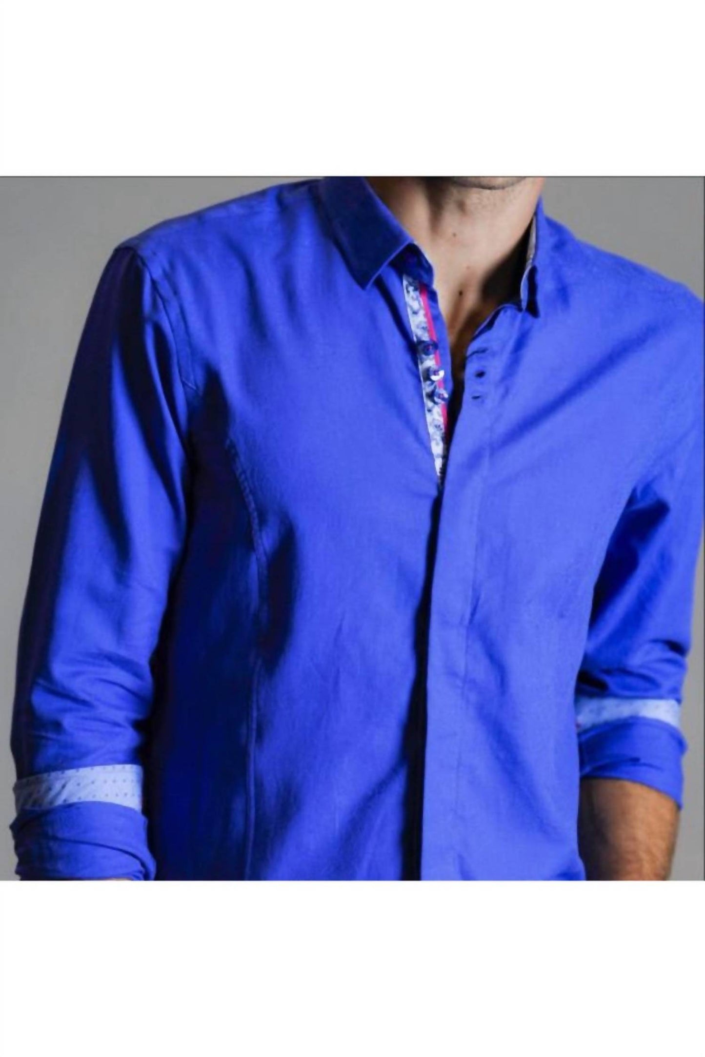 Men's Paisley Button Down Jacquard Shirt