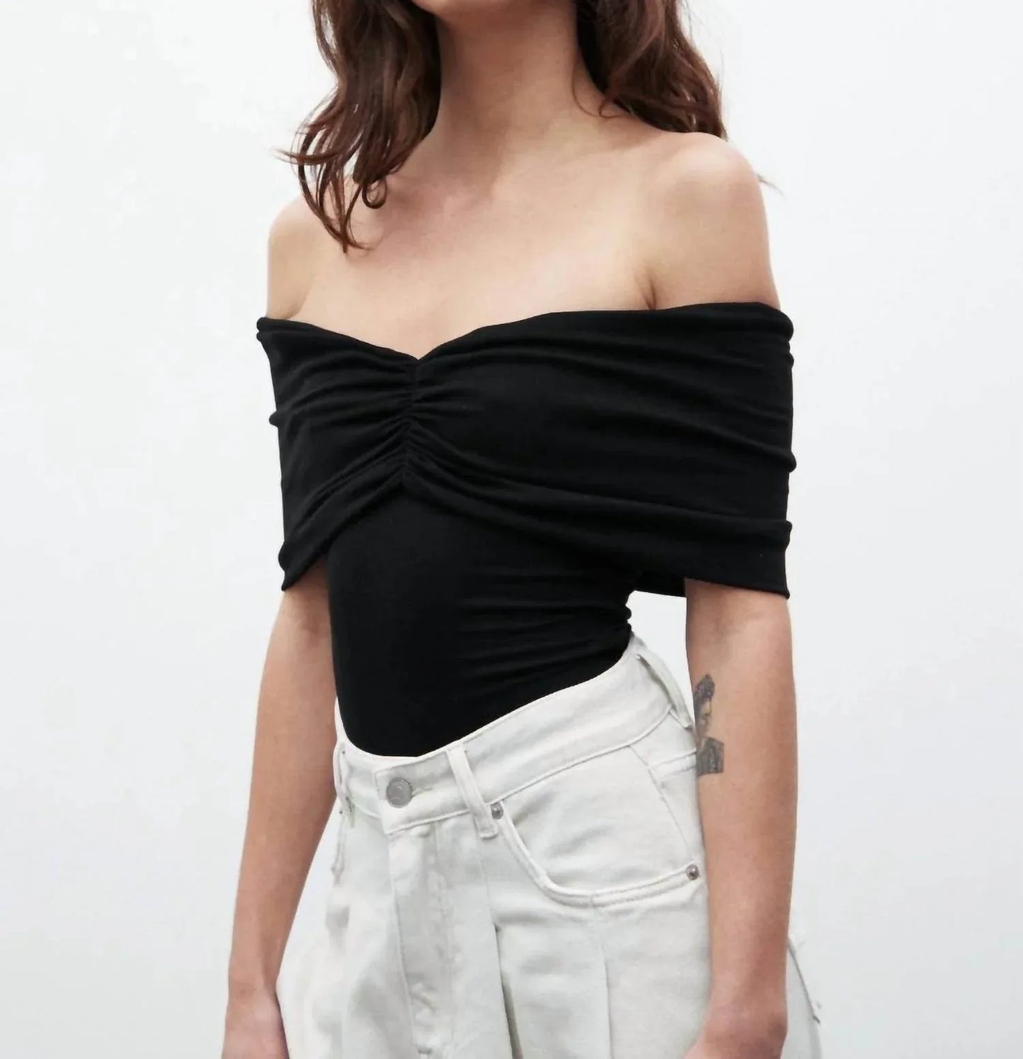 Bayse - Eisley Off-the-shoulder Bodysuit - Rack Hunt