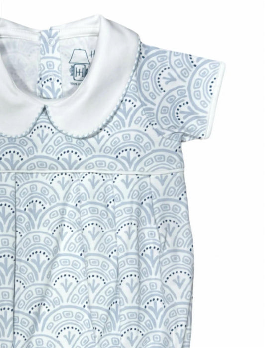 Boys Short Sleeve Pleated Bubble