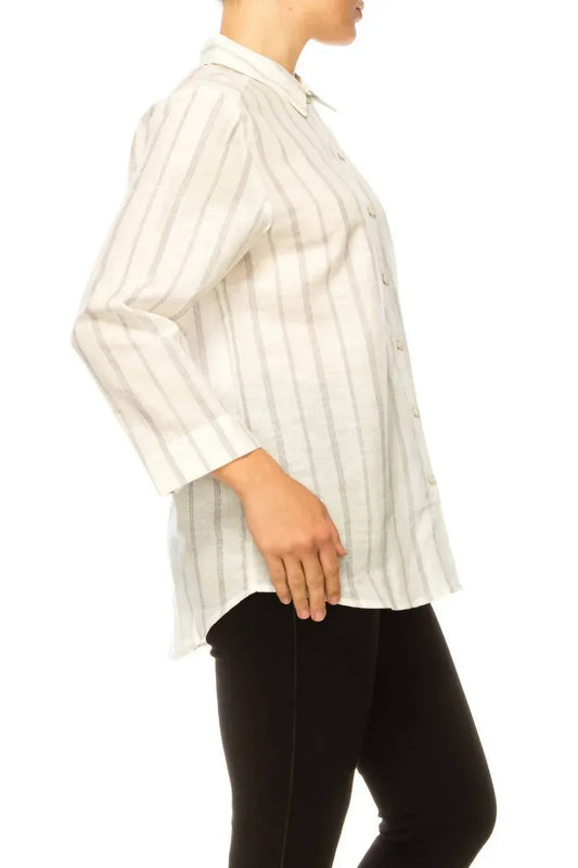 Hester & Orchard - Long Sleeve Button Down Top - Rack Hunt
