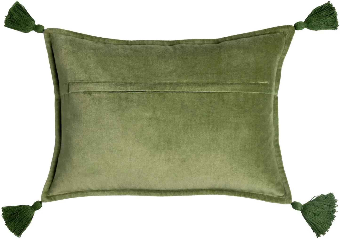 Mickler & Co. - Lumbar Velvet Pillow - detail view - Rack Hunt