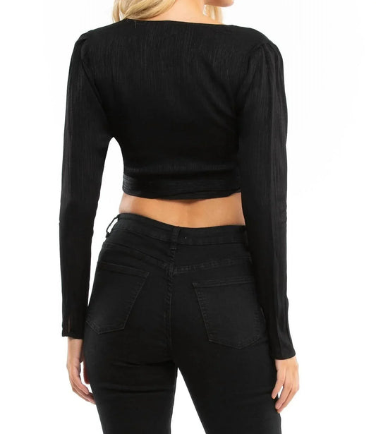 Blue Life - Roma V-neck Long Sleeve Top - Rack Hunt