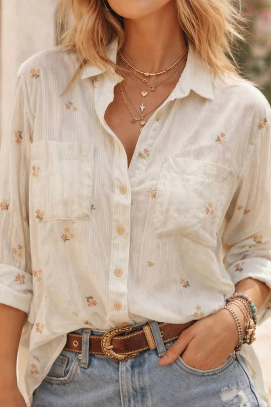 Sienna Oversized Prairie Blouse