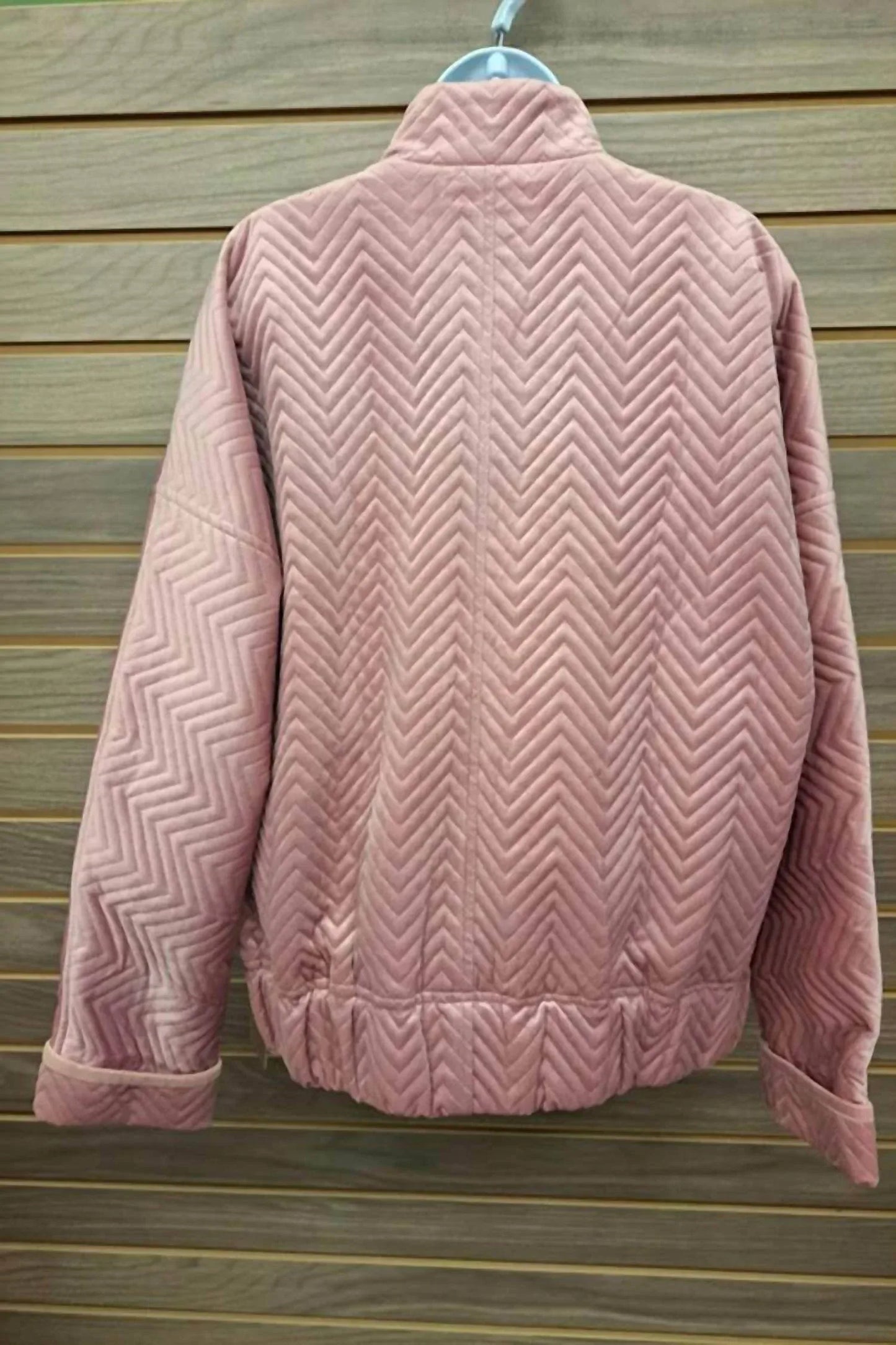 RemixMess - Women's Jacket With Zip Zigzag Elastic Bottom - Rack Hunt