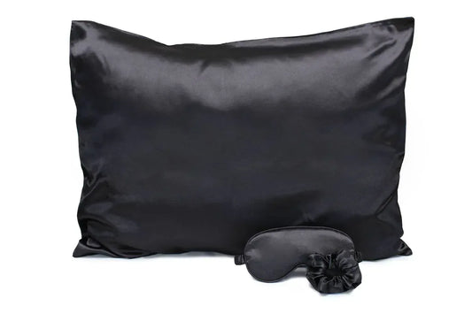 Morning Glamour - Ultimate Sleep Satin Pillowcase, Eye Mask And Scrunchie Set - Rack Hunt