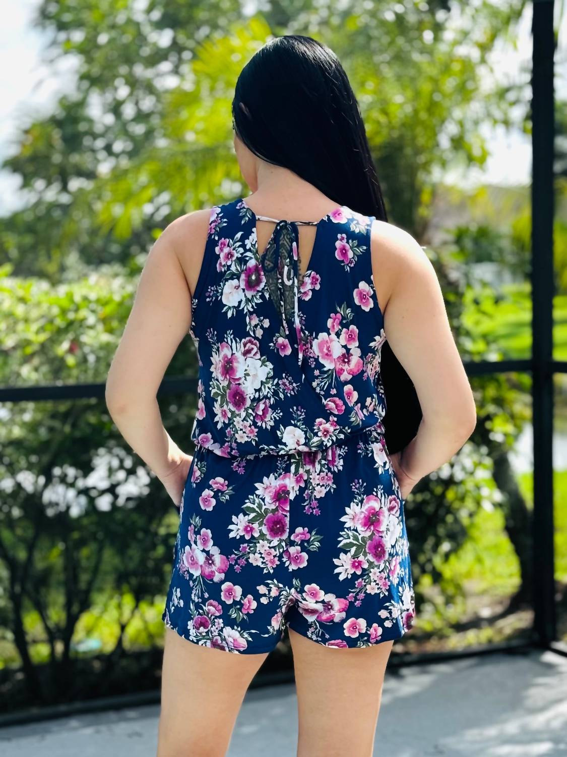 Floral Printed Romper