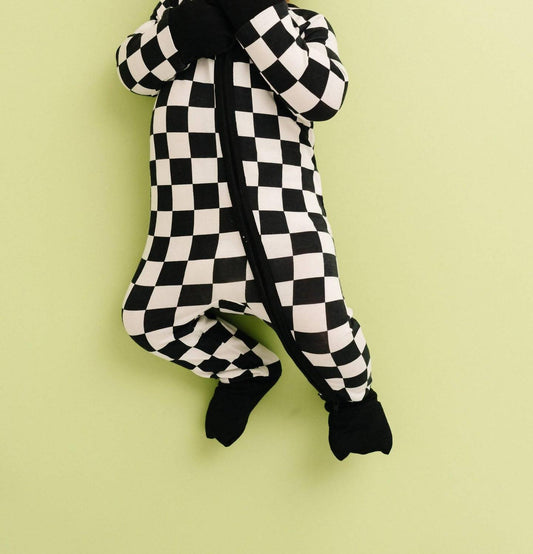 Kid's Checkered Bamboo Sleeper