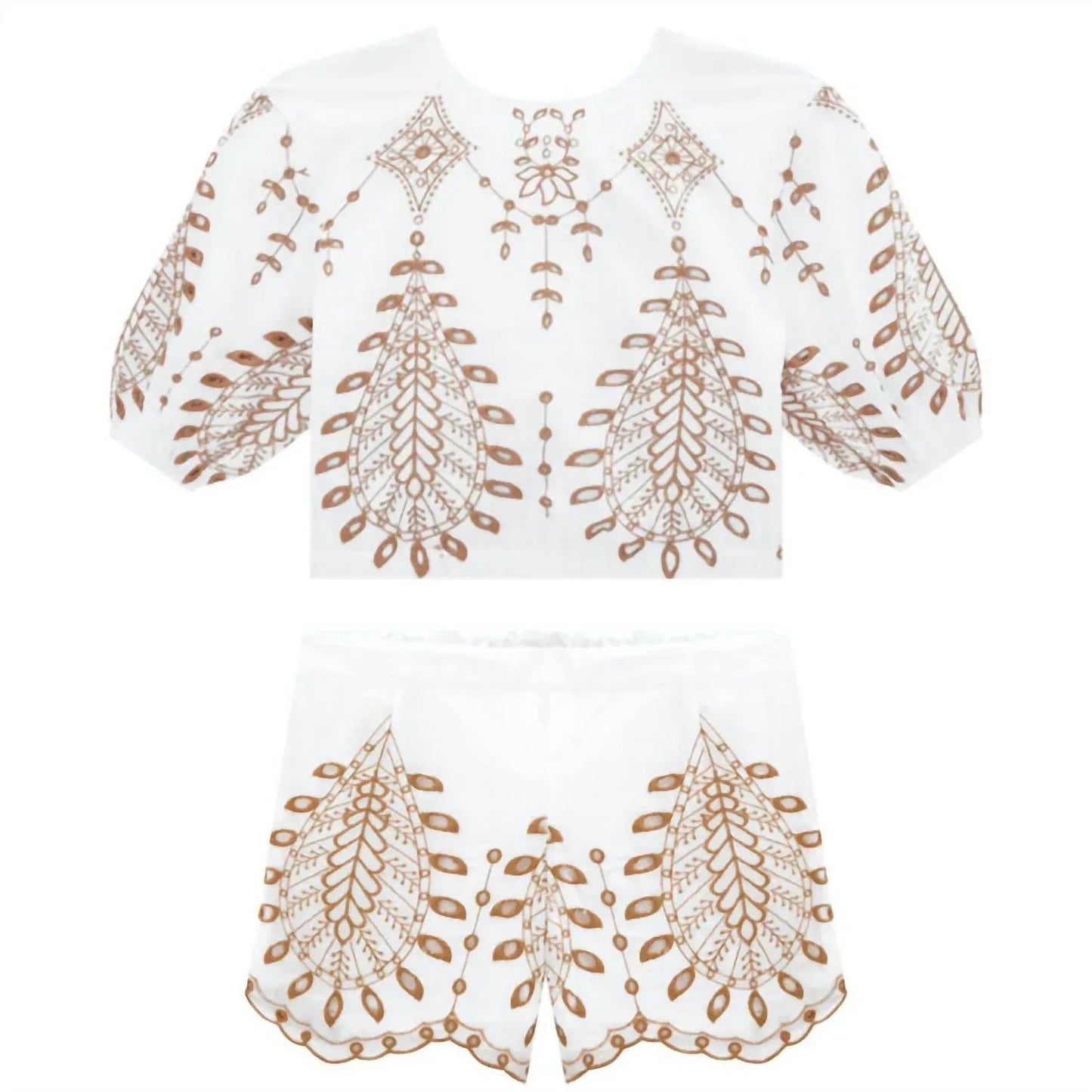 Milon - Girl's Boho Chic Embroidered Set - Rack Hunt