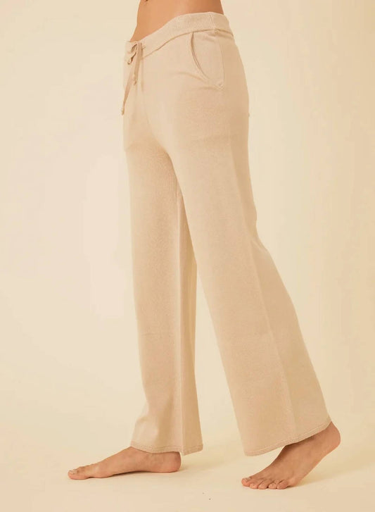 One Grey Day Women's Bianca Cropped Pants in Latte - view 2