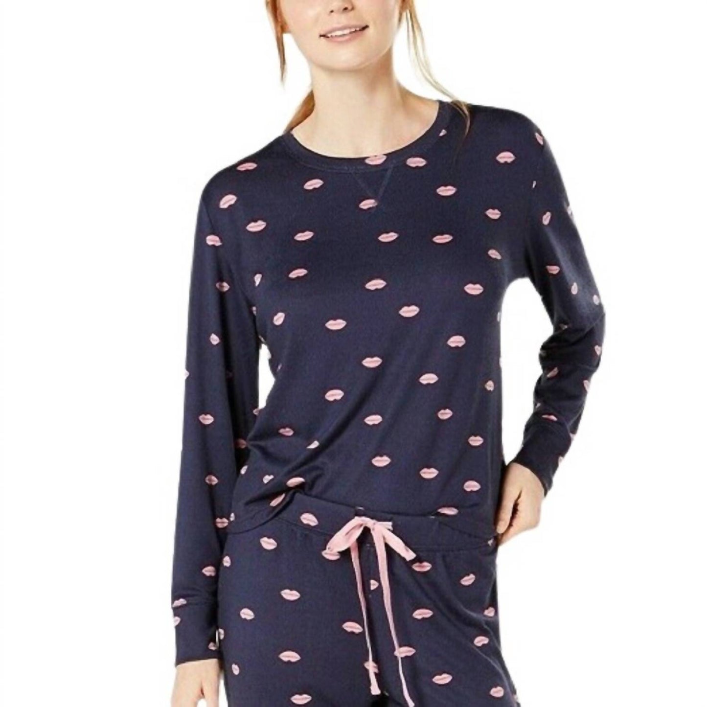 Women's Soft Printed Knit Pajama Top