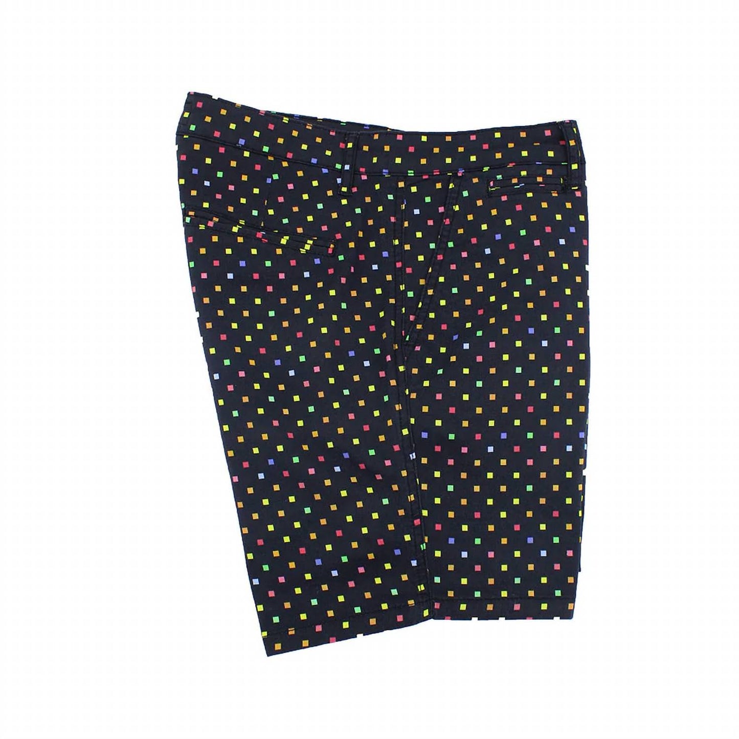 Men's Colorful Squares Print Shorts