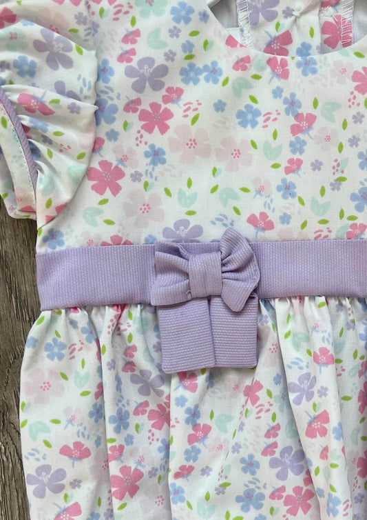 Zuccini Kids - Baby Girl's Spring Lilies Bubble Onesie - Rack Hunt