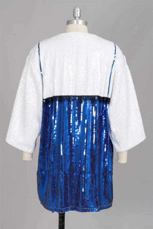 Women's Luxe Glow Allover Sequin Tunic Top