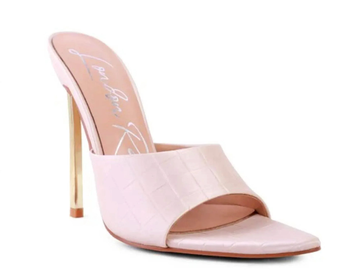 London Rag - Women's Heeled Pointed Toe Sandal - Rack Hunt