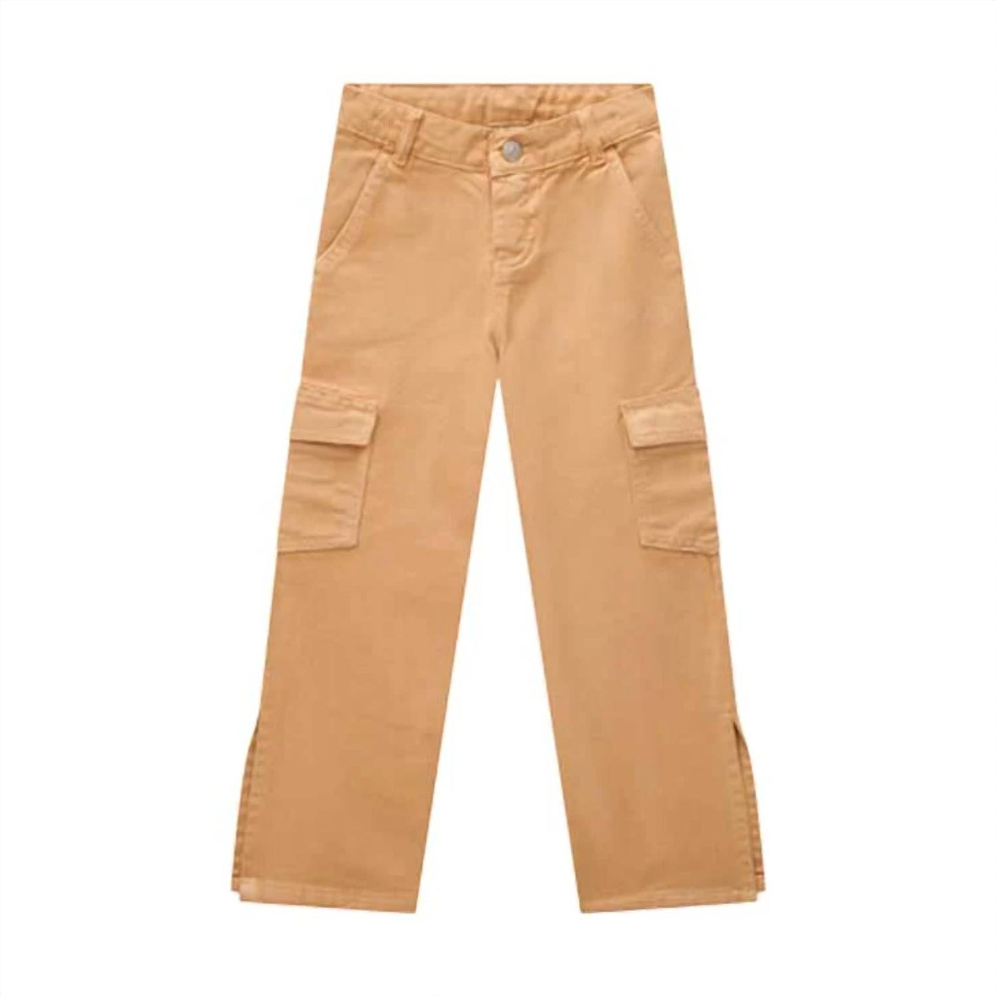 Side Pockets With Small Slit Pants