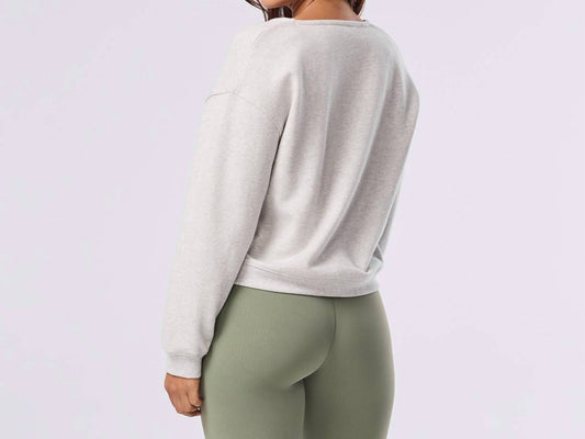 Deep V-neck Sweatshirt