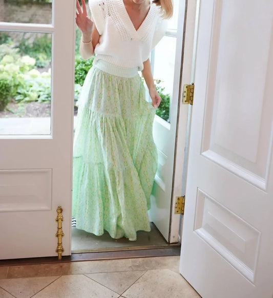 BROOKS AVENUE - Triple Tiered Maxi Skirt - Rack Hunt