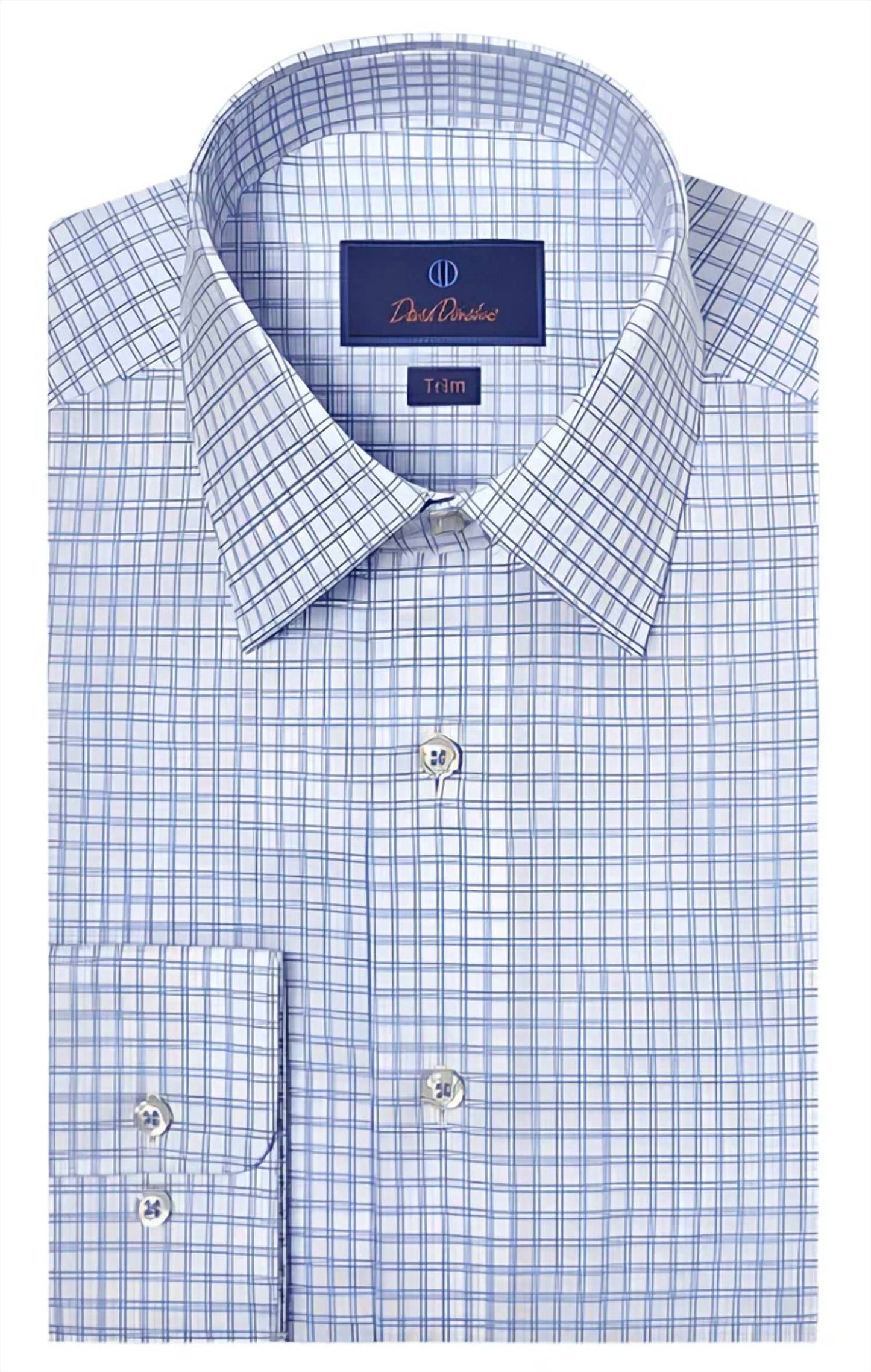 Dobby Check Long Sleeve Dress Shirt