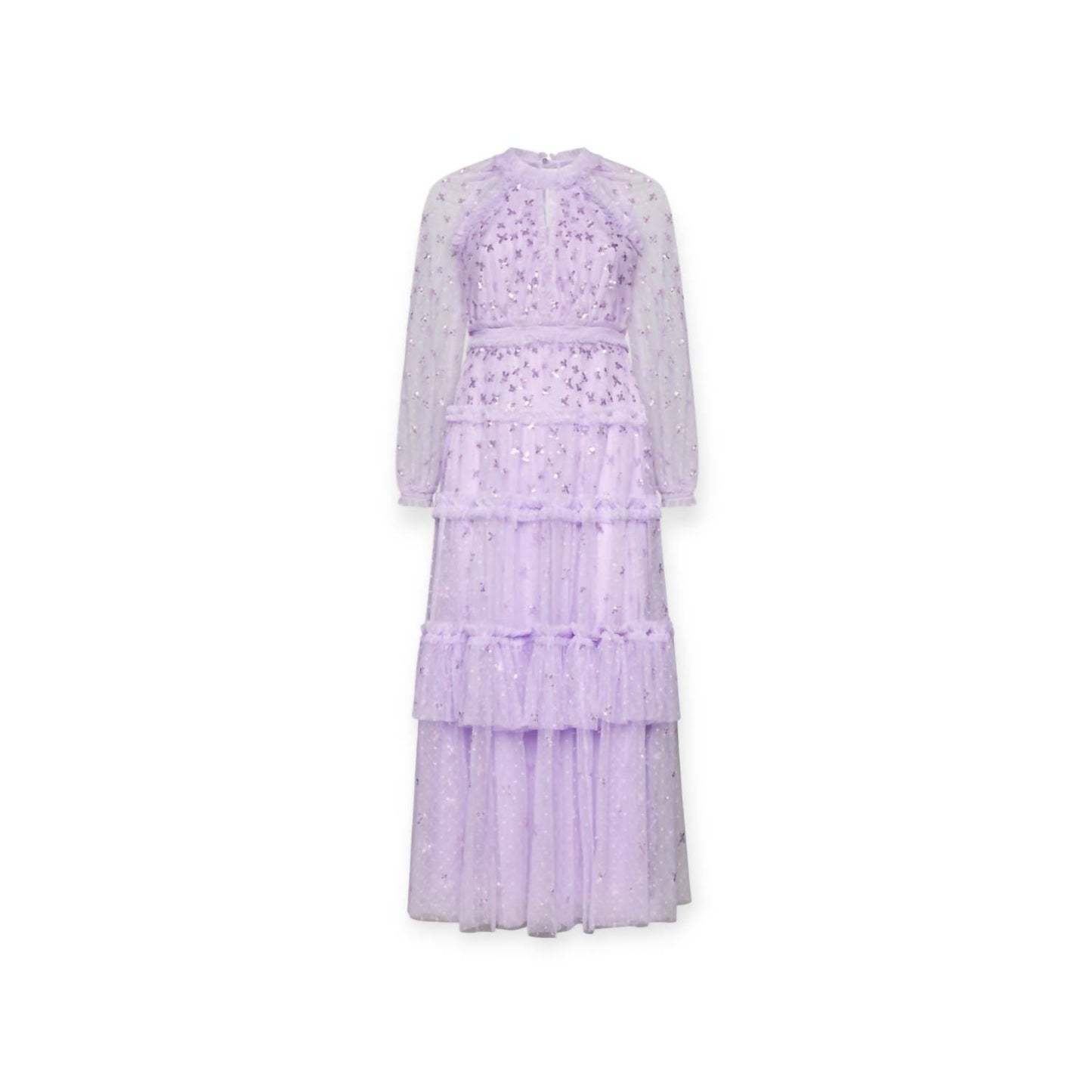 Sequin Kisses Ankle Gown