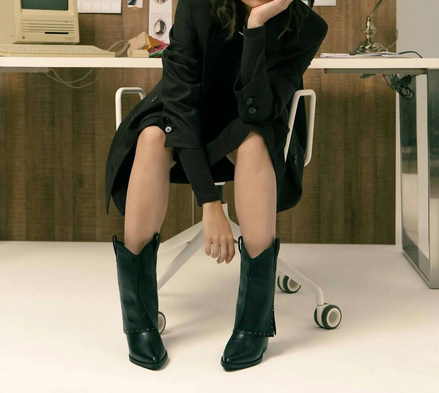 Women's Leather Italian Western Booties