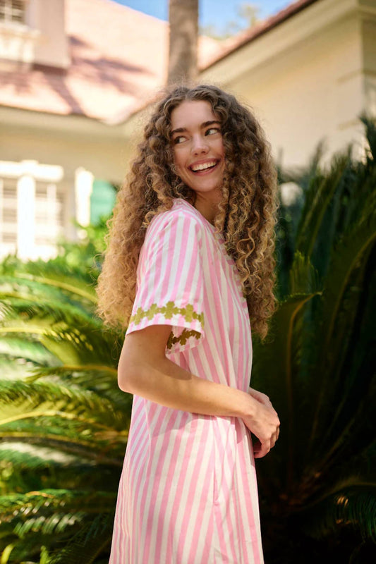 Short Sleeve Maxi Kaftan Dress