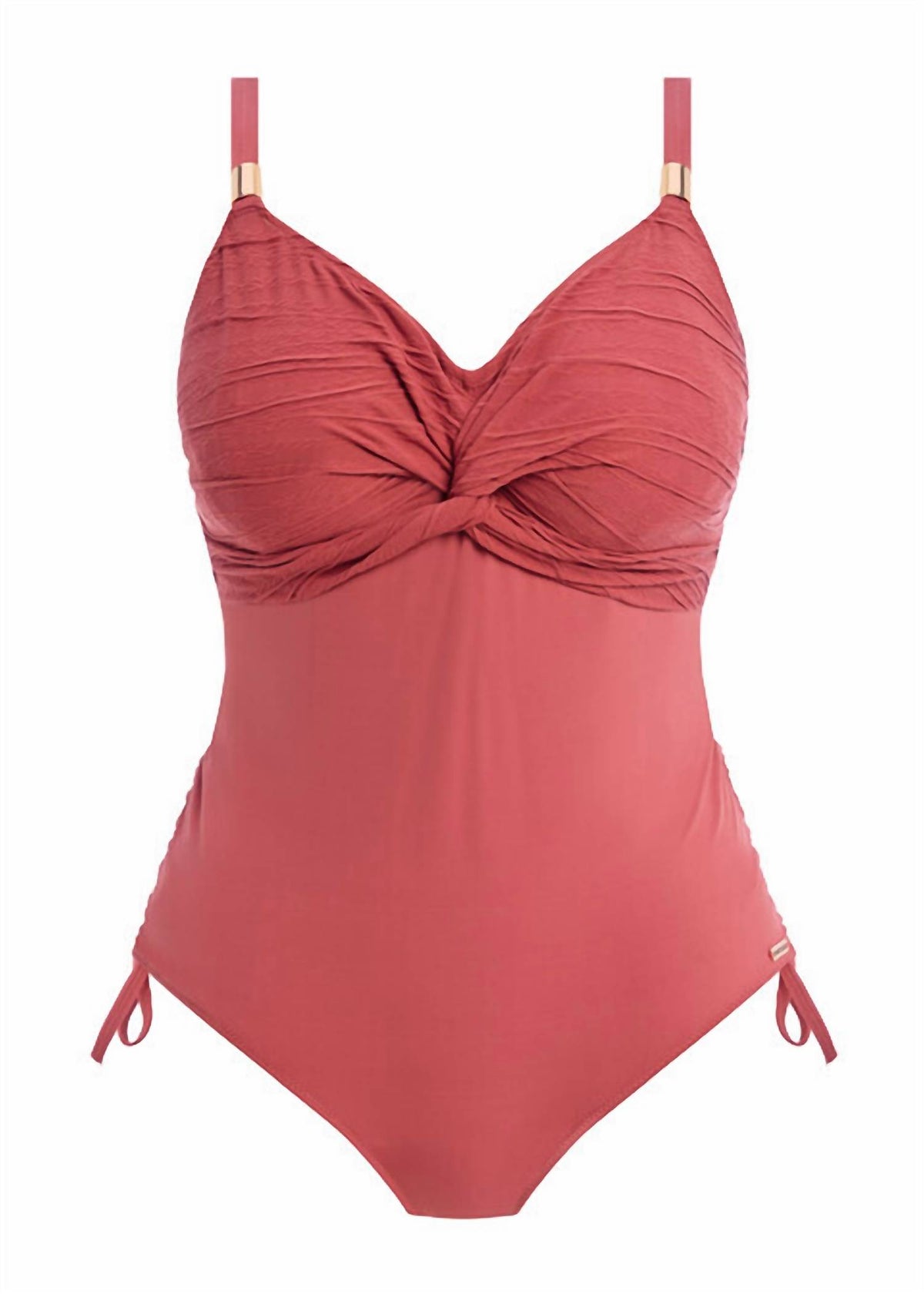 Women's Beach Waves Twist Front One Piece