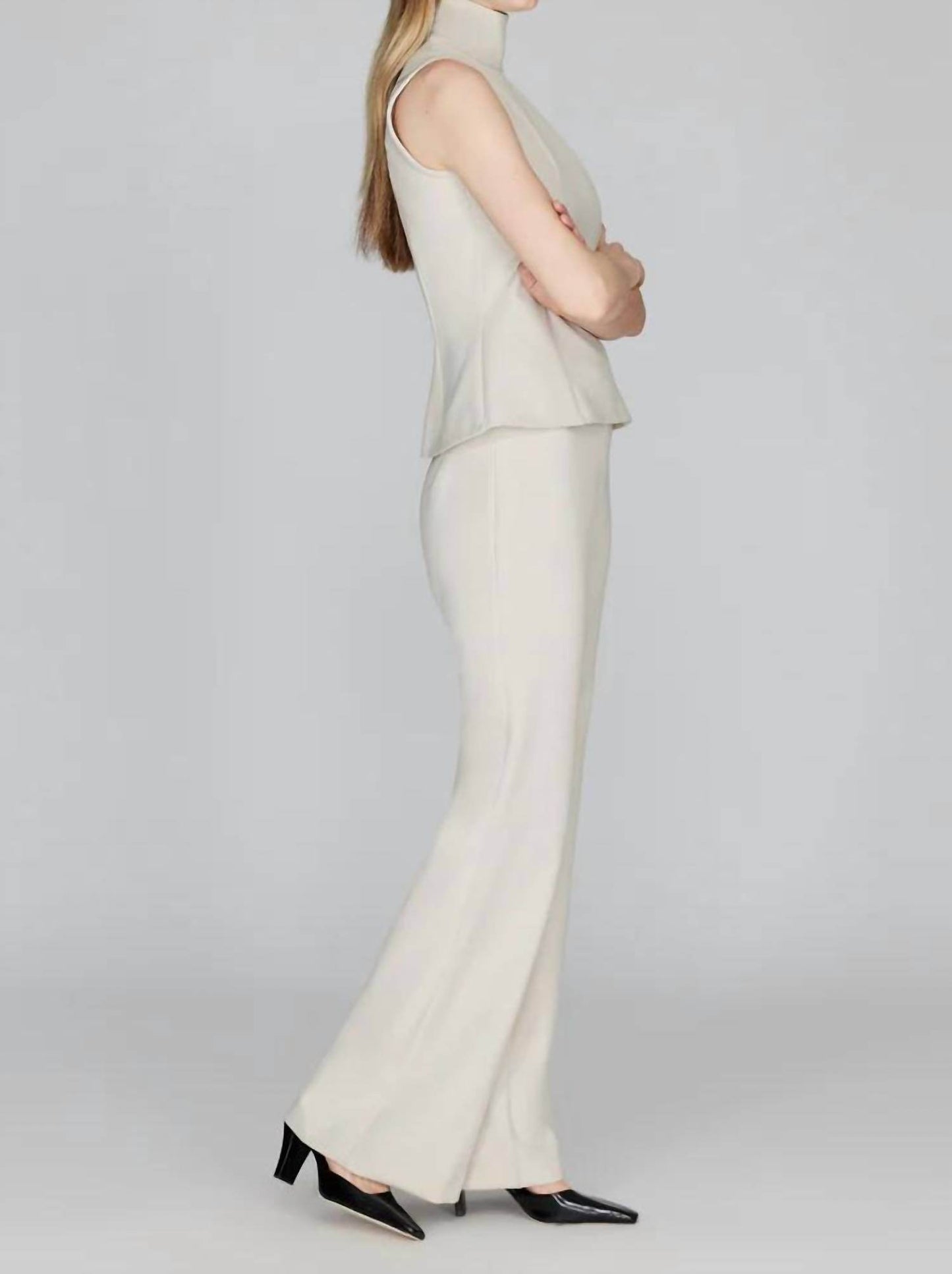 Mi Jong Lee - Back Zip Flare Pant - Rack Hunt -