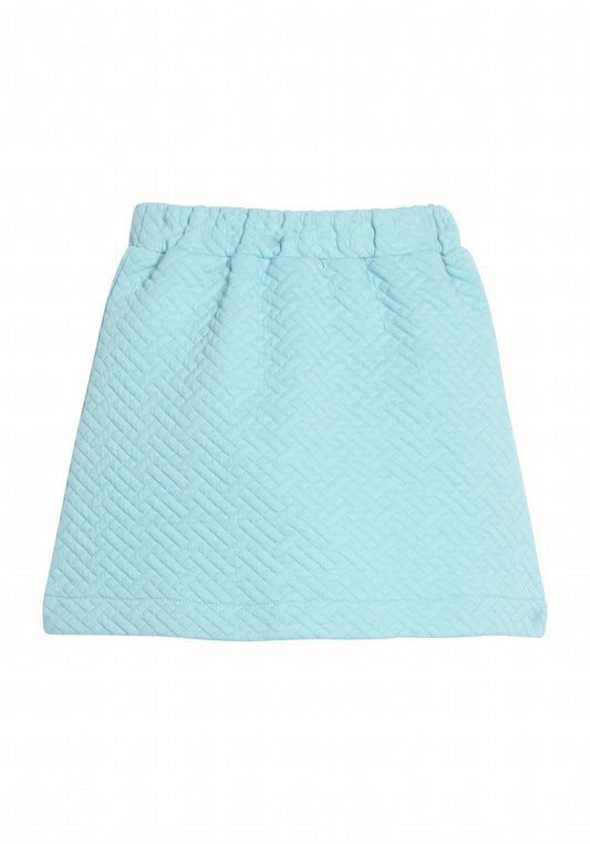 Girls Quilted Trellis Mini Skirt