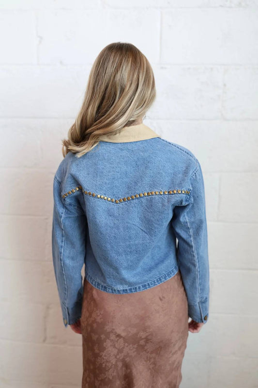 Antique Stud Denim Jackets