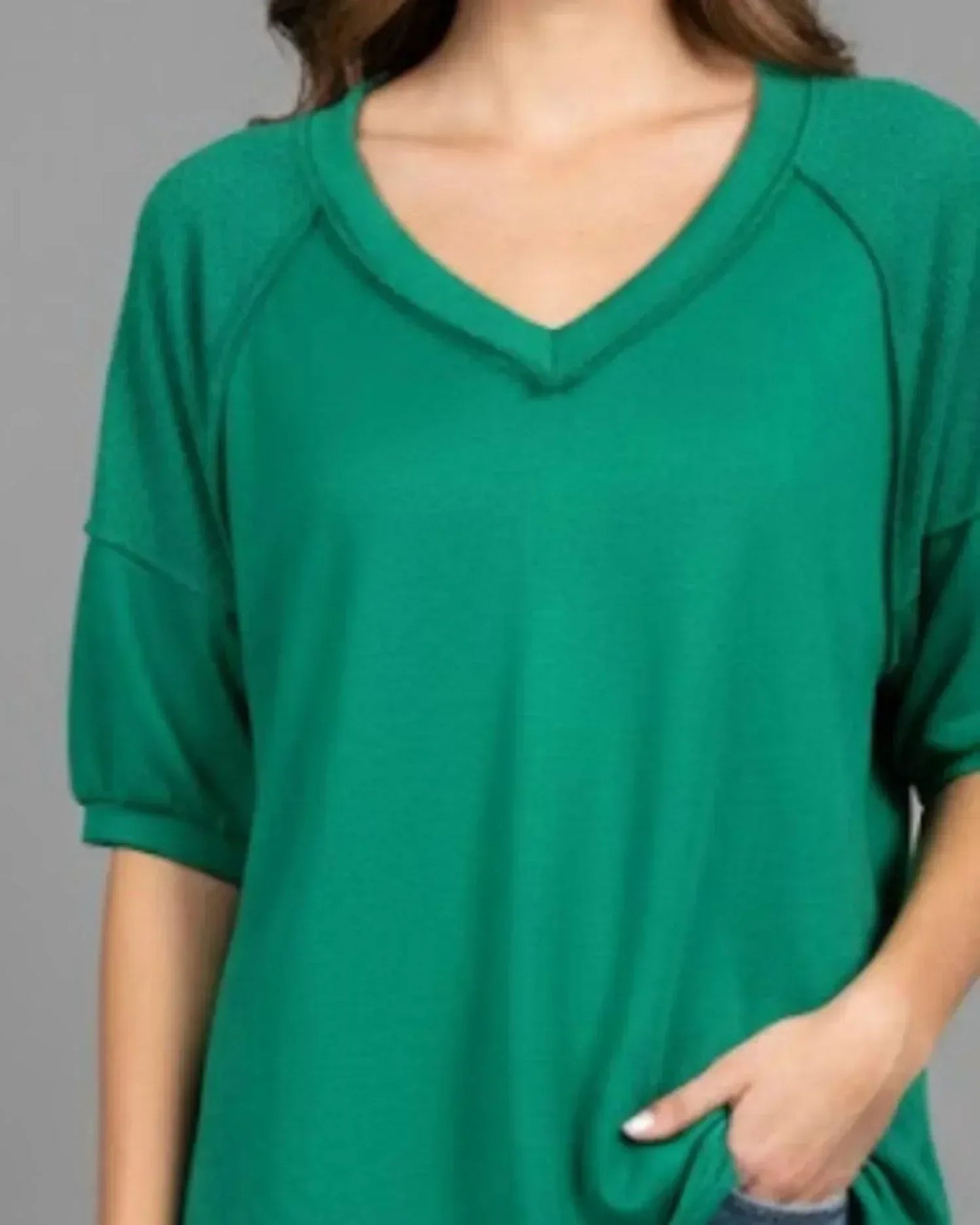 Heimish USA - Kelly V- Neck Top - Rack Hunt