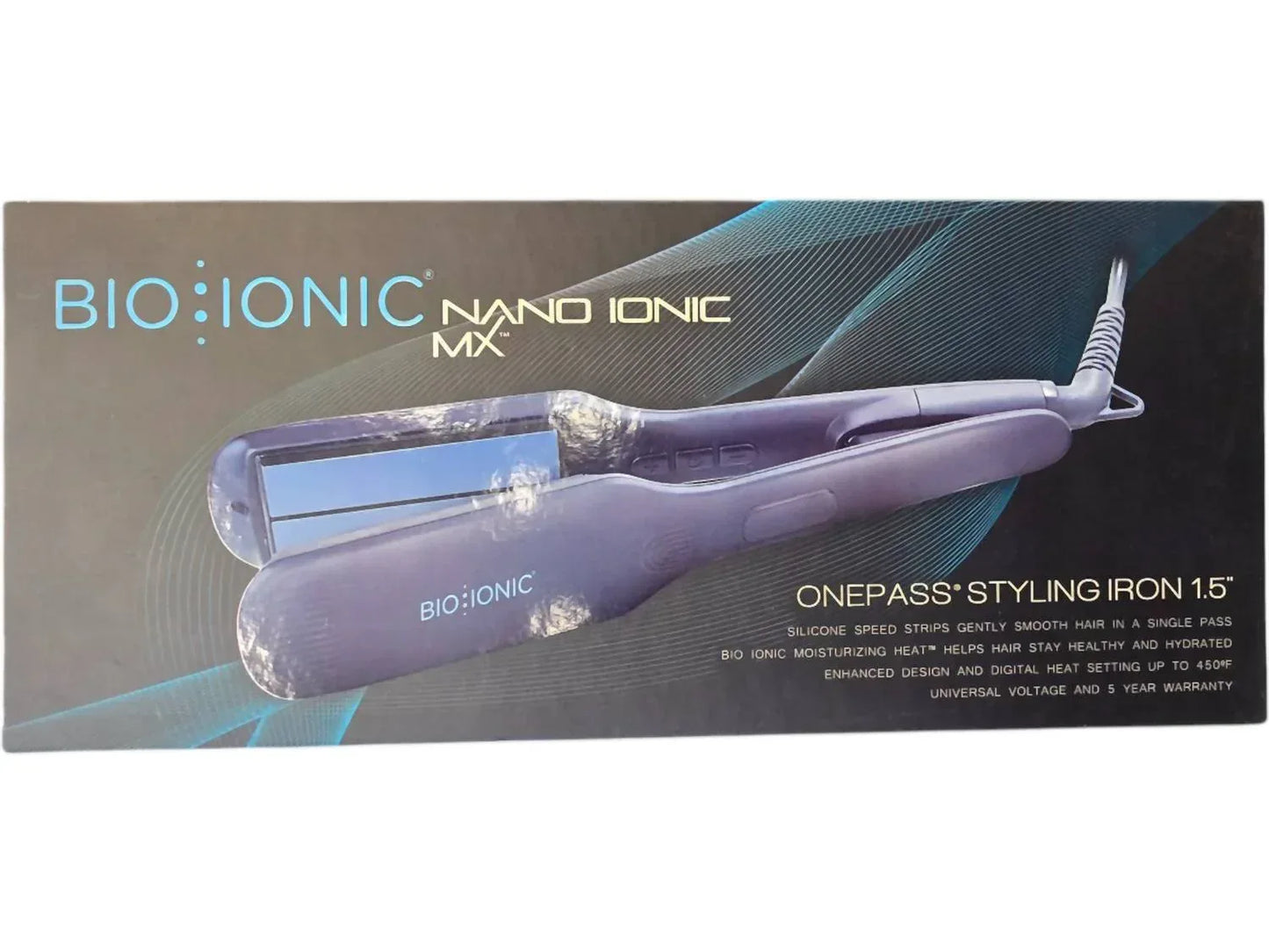 Bio Ionic - Nano Ionic Mx Onepass Styling Iron 1.5" - Rack Hunt