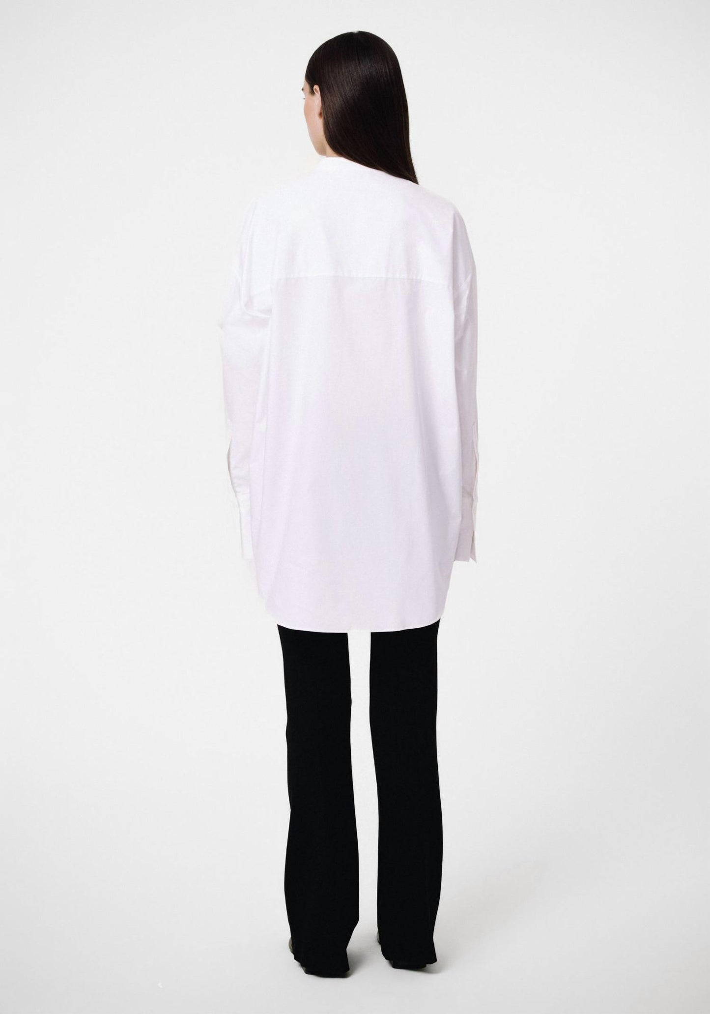 Everyday Mandarin Collar Organic Cotton Shirt