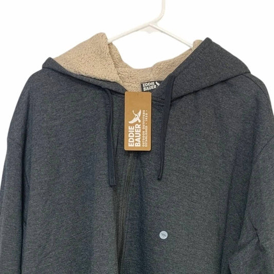 Men's Full Zip High Pile Fleece Sherpa Jacket - Big And Tall