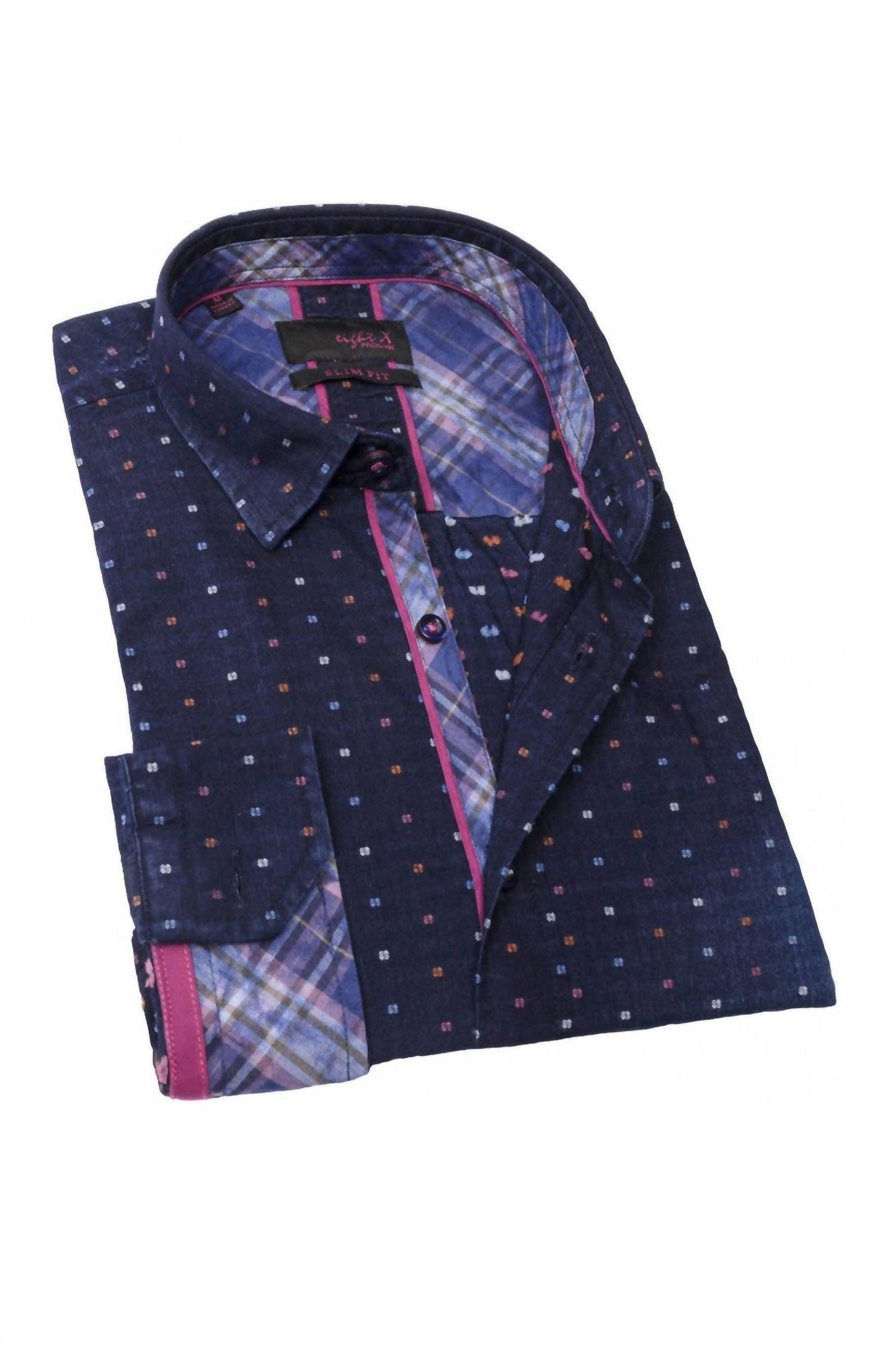 Denim Wash Fill Coupe Button Down Shirt