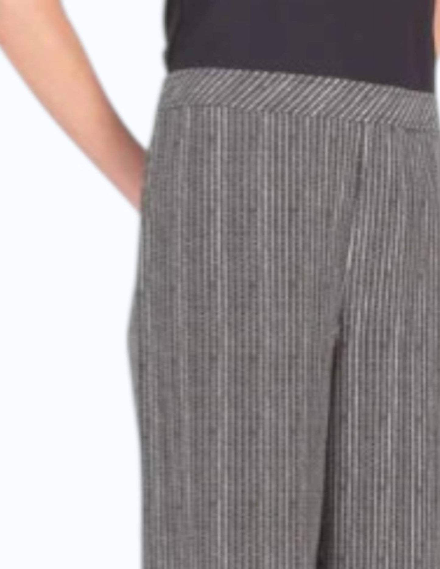 Pull On Print Crop Pant