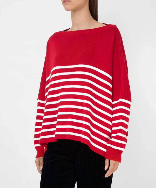 Valentino - Striped Jumper With Logo Pattern - Rack Hunt