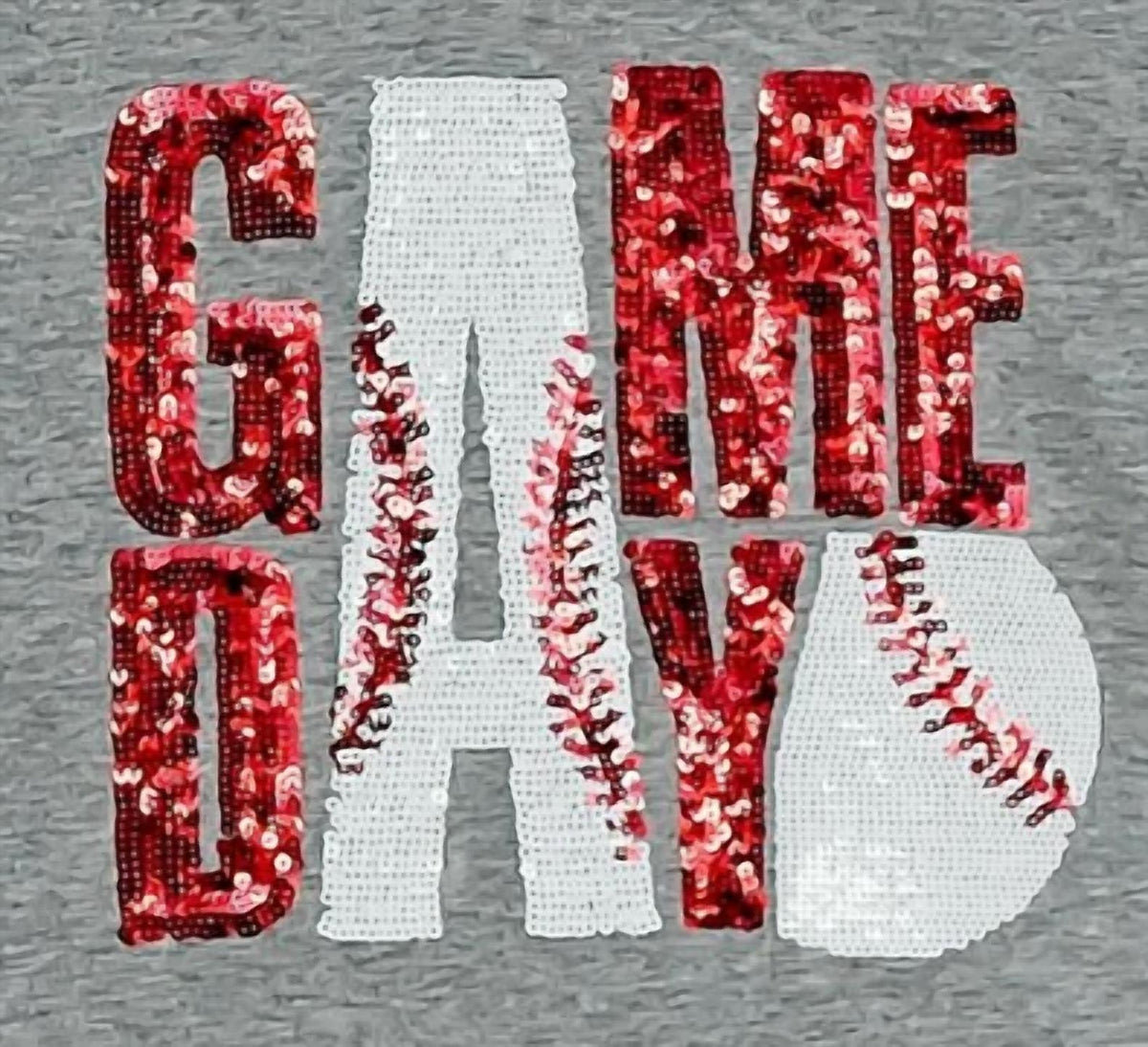 Girl's Sequin Baseball Tee
