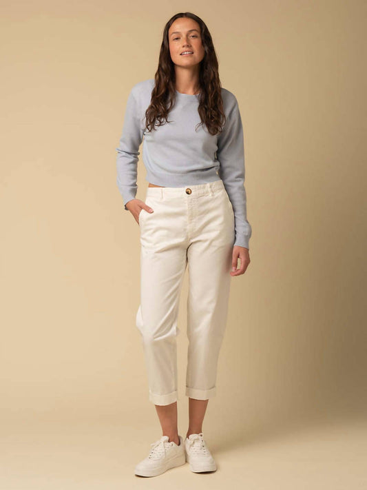 Cropped Long Sleeve Sweater