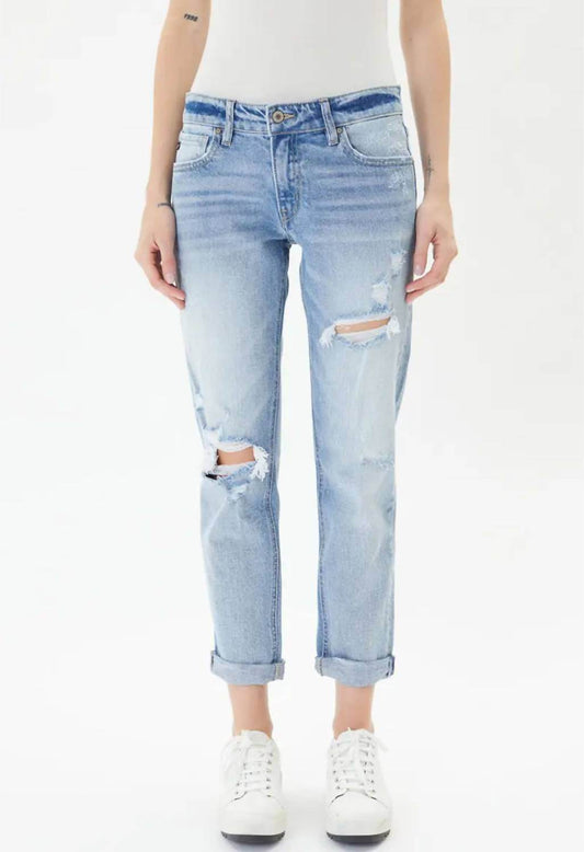 KESTAN - Georgia Mid-rise Boyfriend Jeans - Rack Hunt -