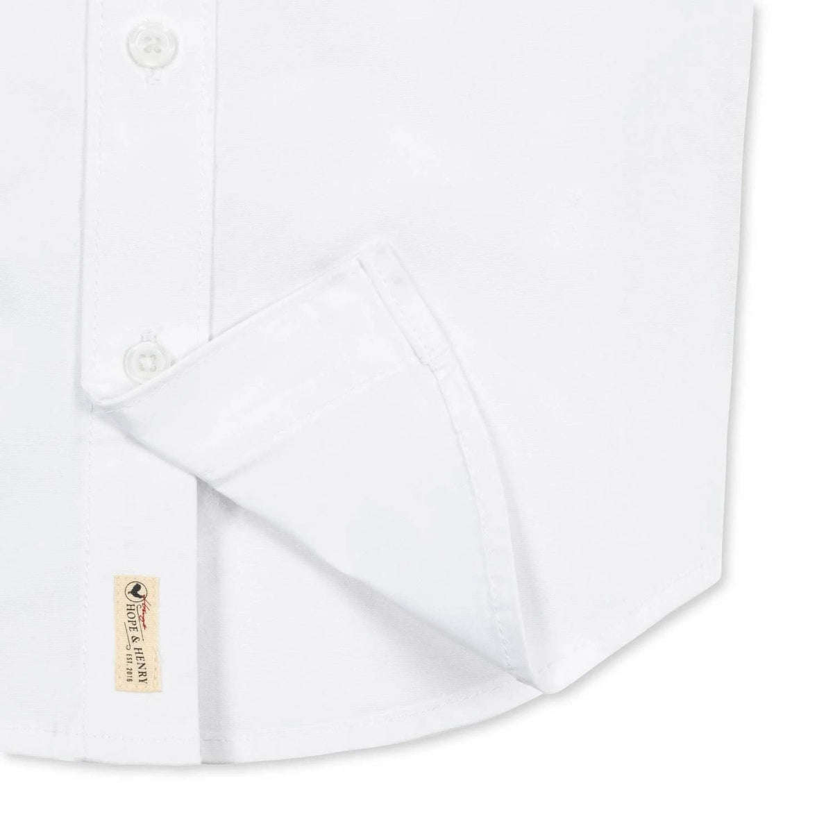 Boy's Organic Stretch Poplin Short Sleeve Shirt