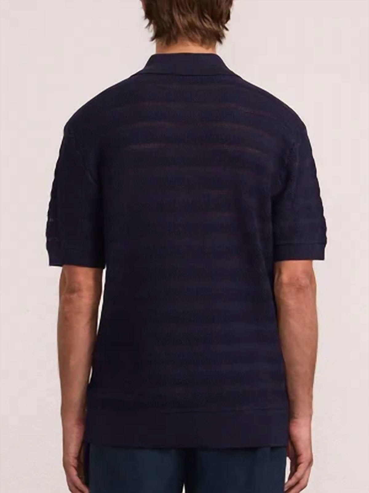 Vidal Cotton Blend Buttoned Short Sleeve Polo