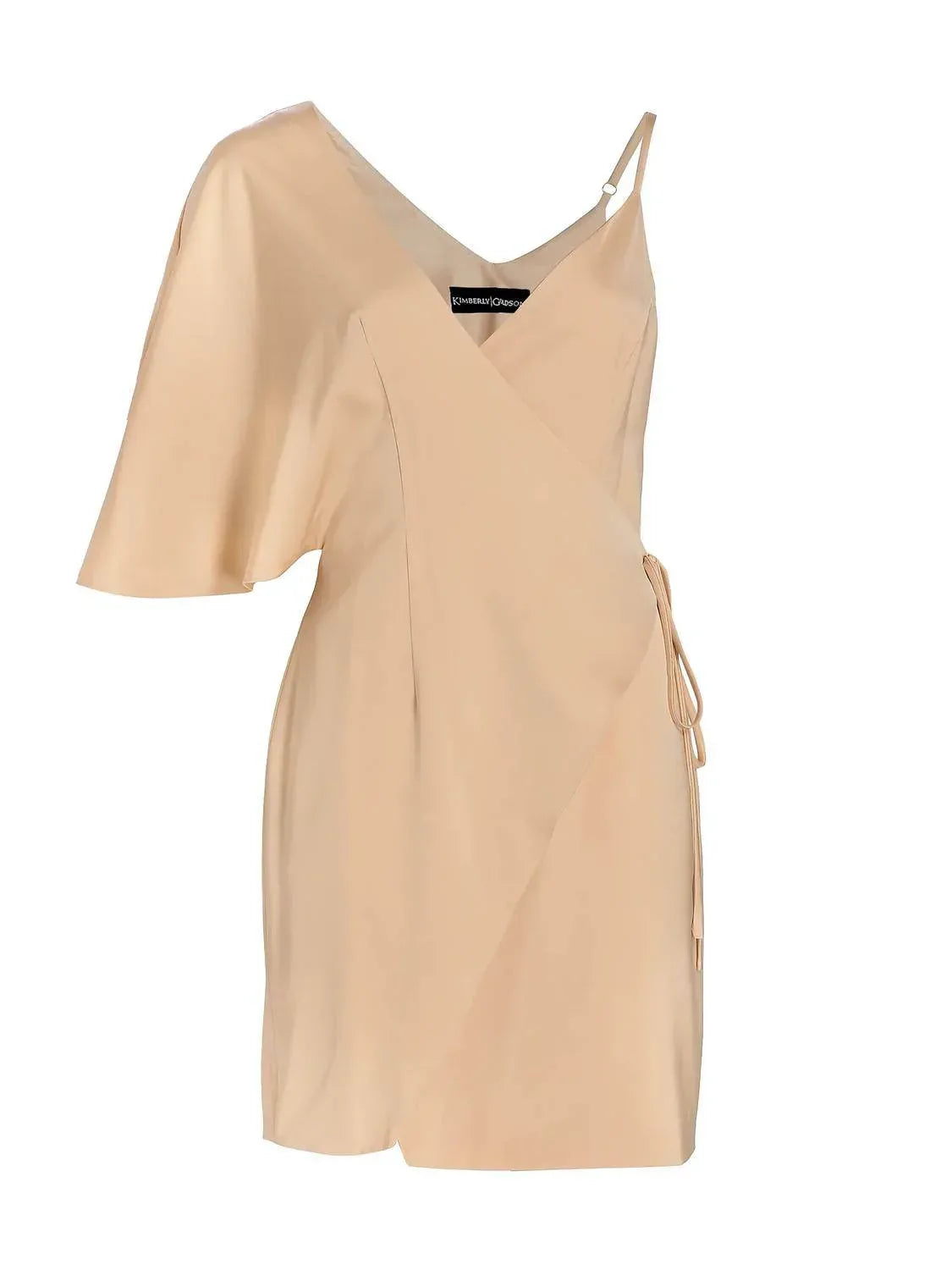Kimberly Goldson - Laurel Wrap Silhouette Flutter Sleeve Mini Dress - Rack Hunt
