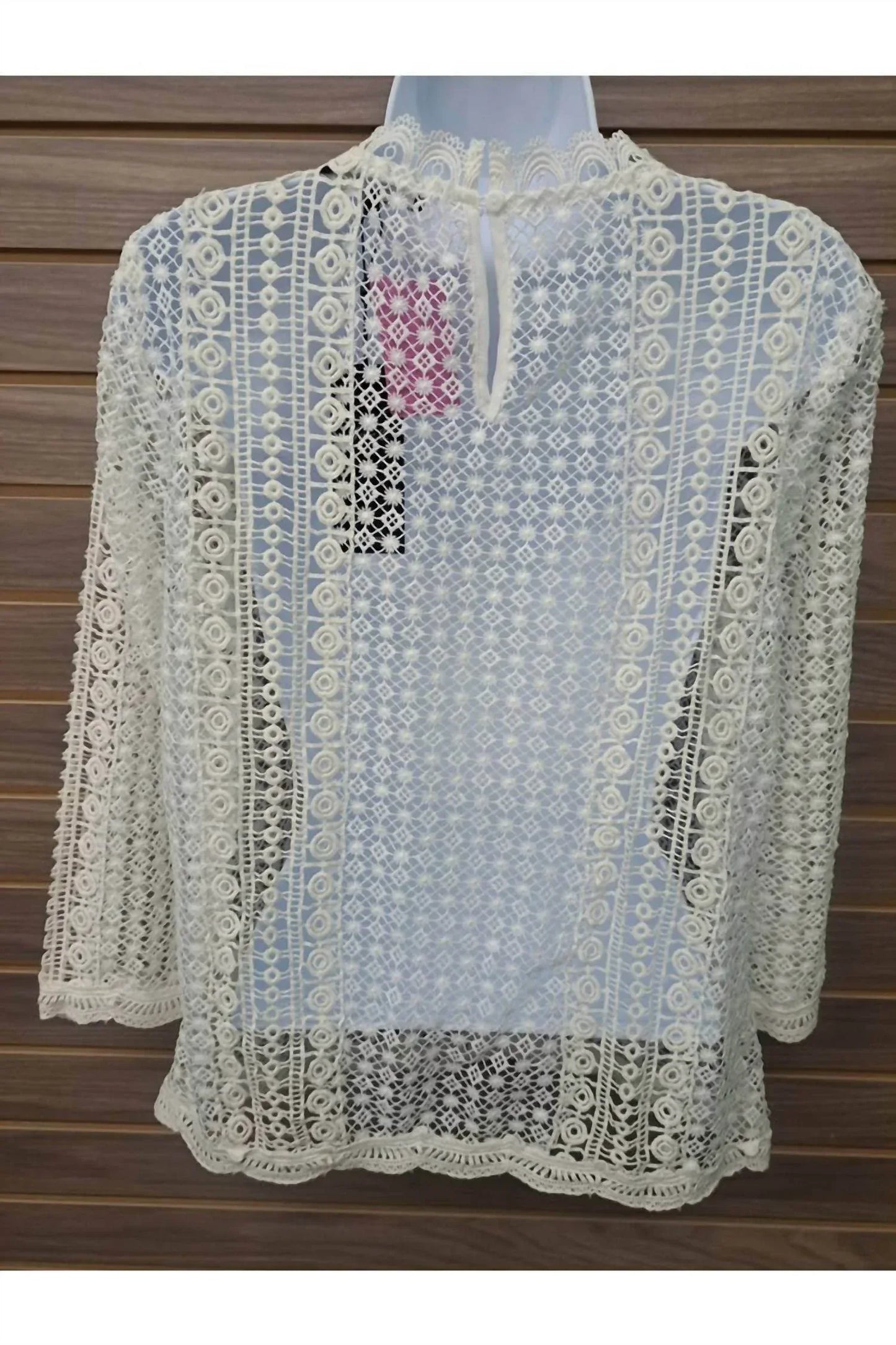 Kate C. - Women's All Over See Thru Lace 1 Button Back - Rack Hunt