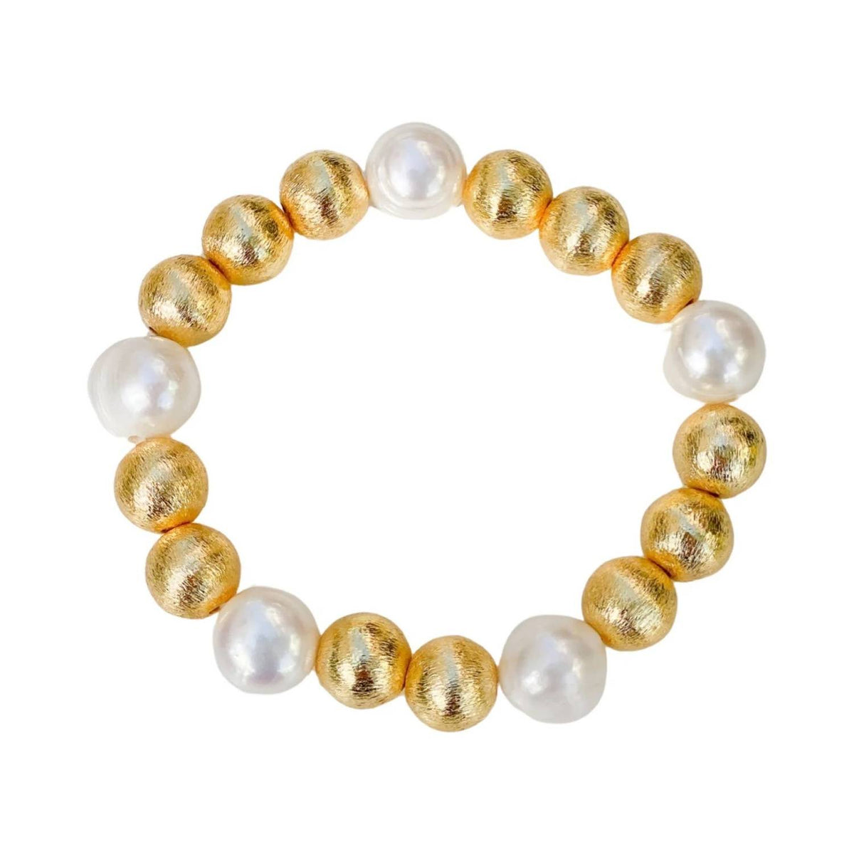 Women's Pearl And Bead Bracelet