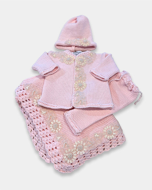 Girl's Sequence Trim Blanket