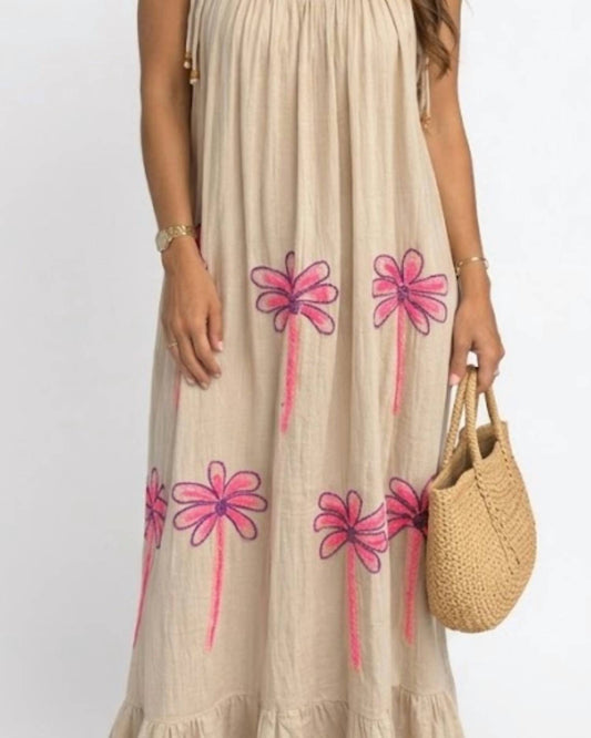 Siana Embroidered Maxi Dress