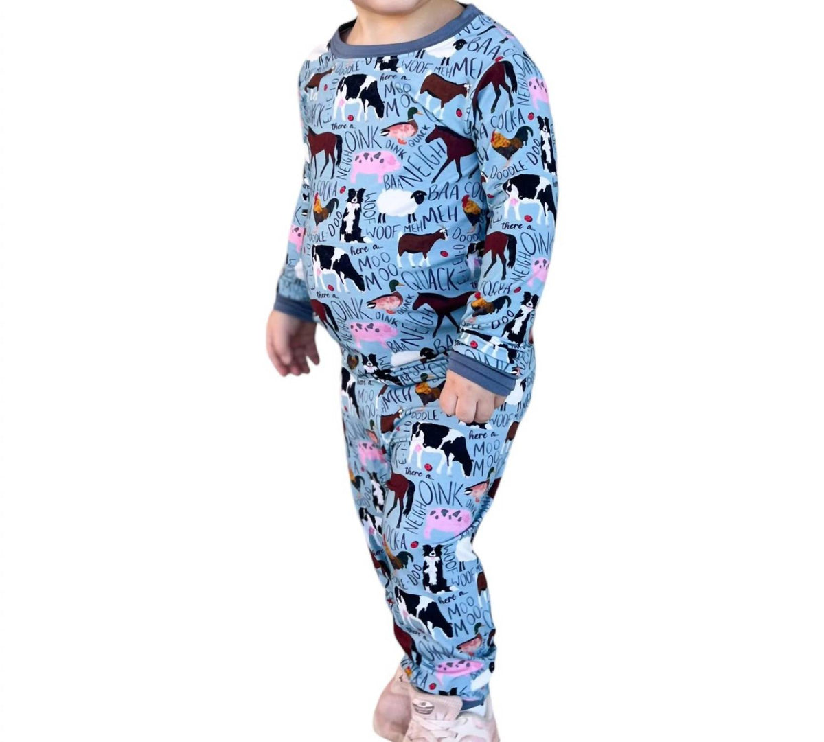 Kid's Two Piece Bamboo Pajamas