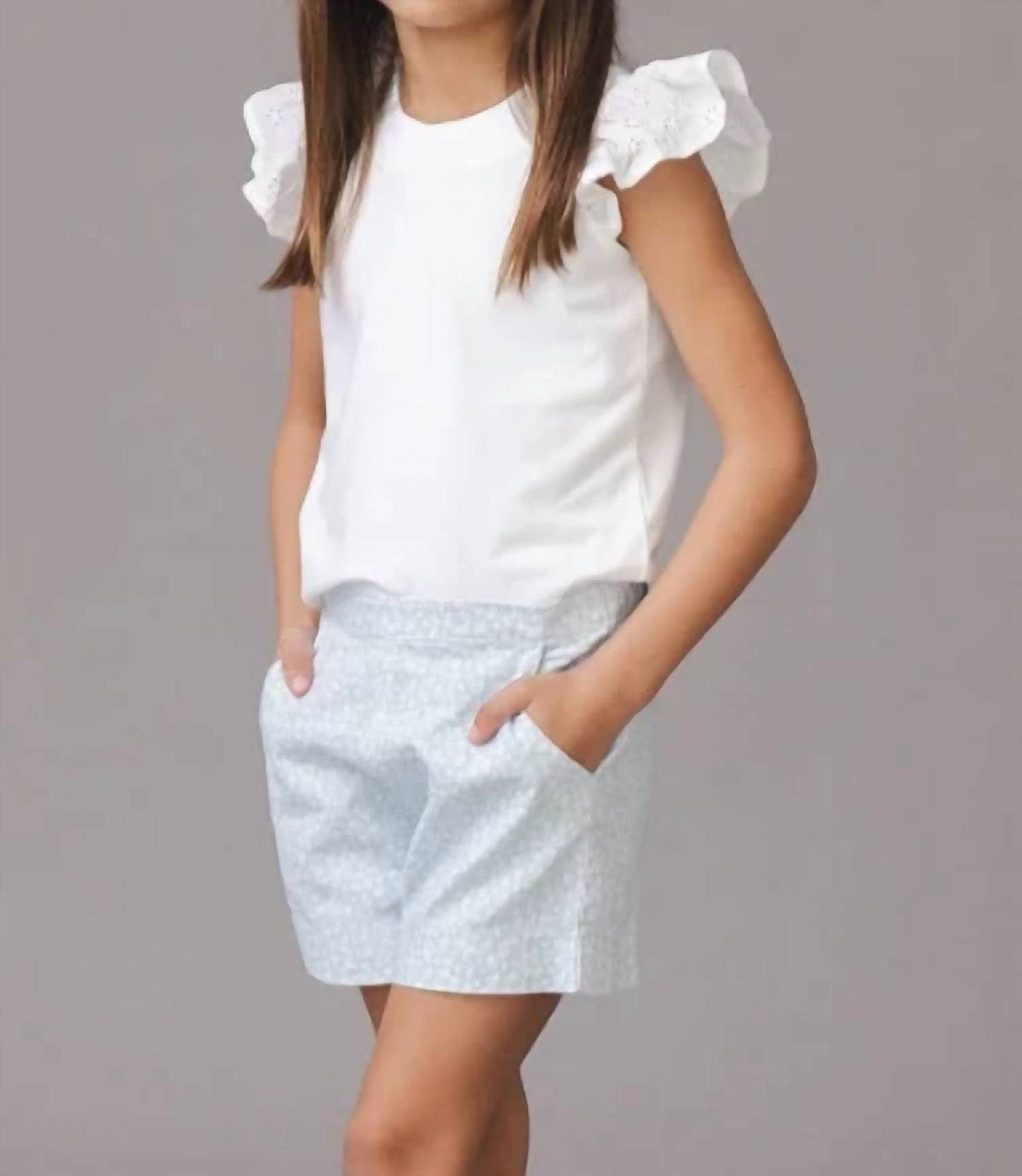 Kid's Chateau Floral Shorts